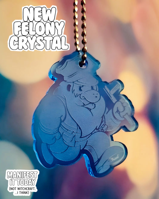 Felony Crystal Charm