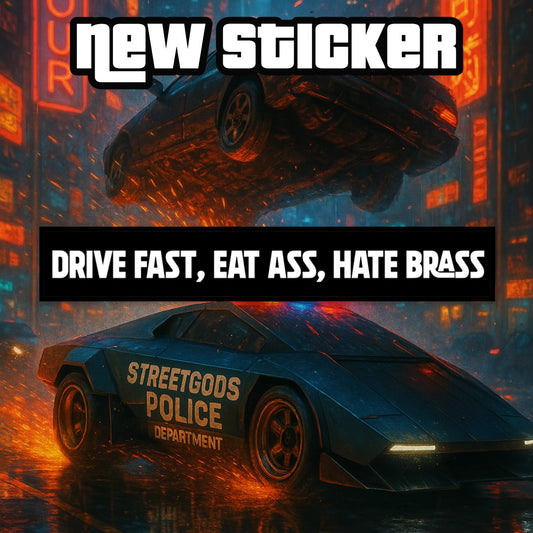 Drive, Eat, Hate Sticker