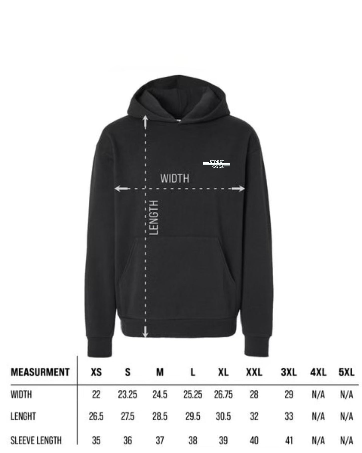 StreetGods BluePrint Hoodie (SBH)