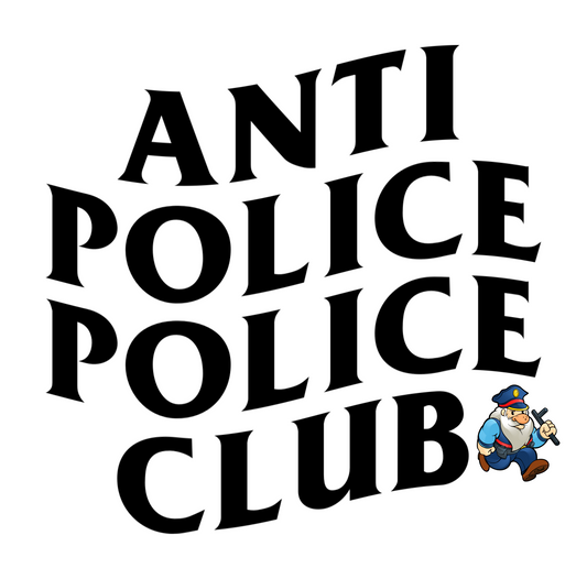 "ANTI POLICE POLICE CLUB" STICKER