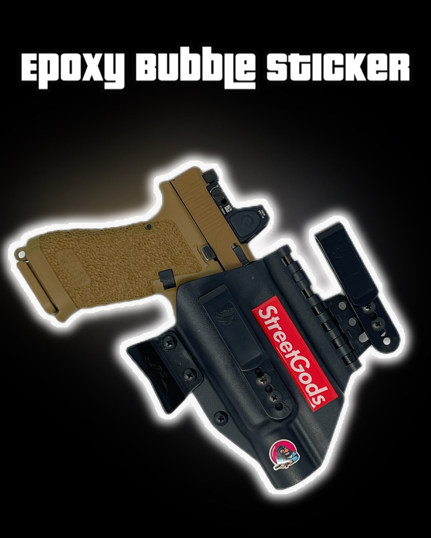 Epoxy StreetGods Sticker 4 Pack