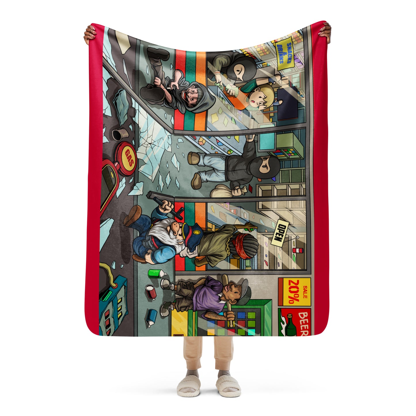 ROB N' GO Sherpa blanket